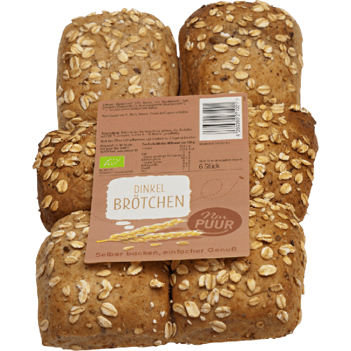 Dinkel-Brötchen 6St